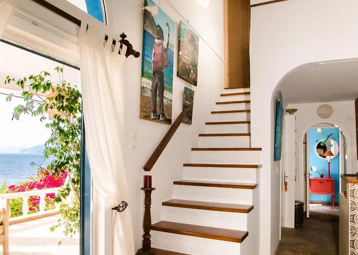 Seafront Casa Azul - Getaway In Kalymnos 别墅 Myrties