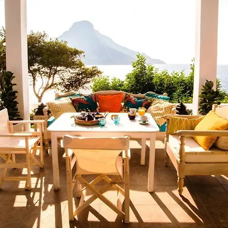 Casa Azul Villa - Seafront Getaway In Kalymnos Vila