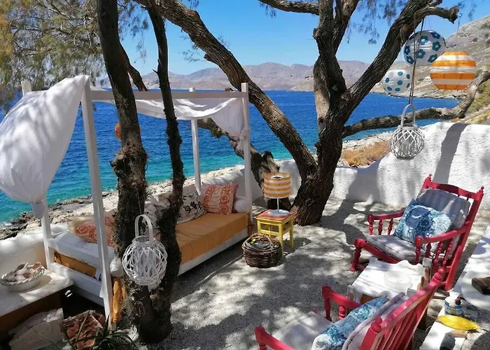 Casa Azul Villa - Seafront Getaway In Kalymnos Myrties