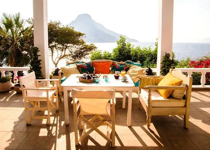 Casa Azul Villa - Seafront Getaway In Kalymnos ヴィラ