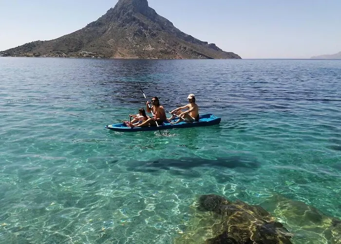 Casa Azul Villa - Seafront Getaway In Kalymnos ヴィラ